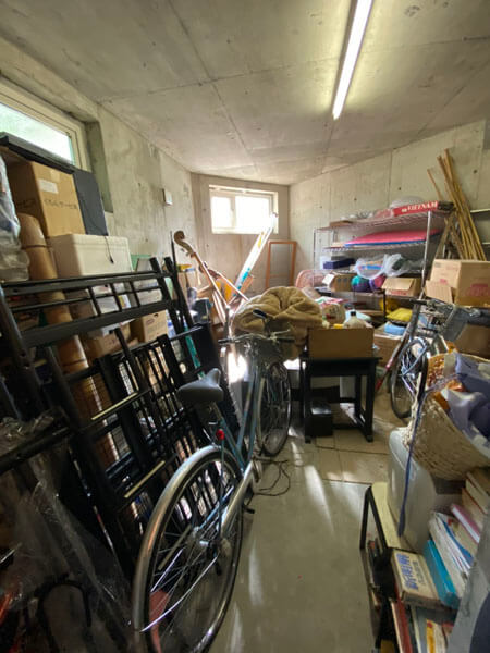 吹田市青山台作業事例実際の現場写真Before画像2物置き