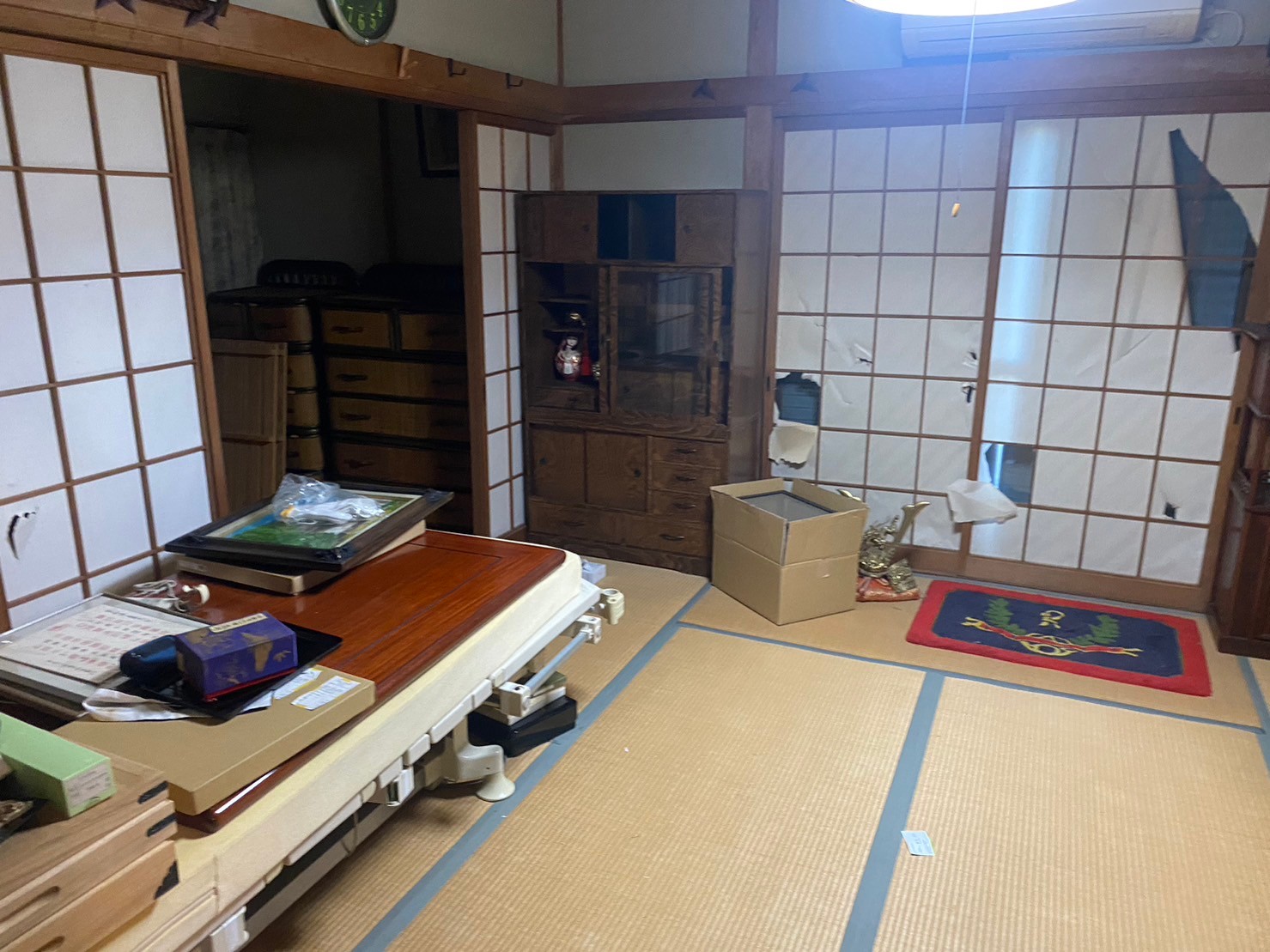 門真市作業事例依頼者様の実際の現場写真Before画像2和室