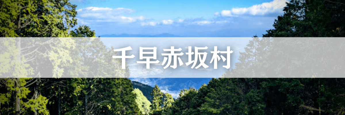 遺品整理早赤阪村  千早赤阪村の高齢化・空き家問題に対応した安心サービス