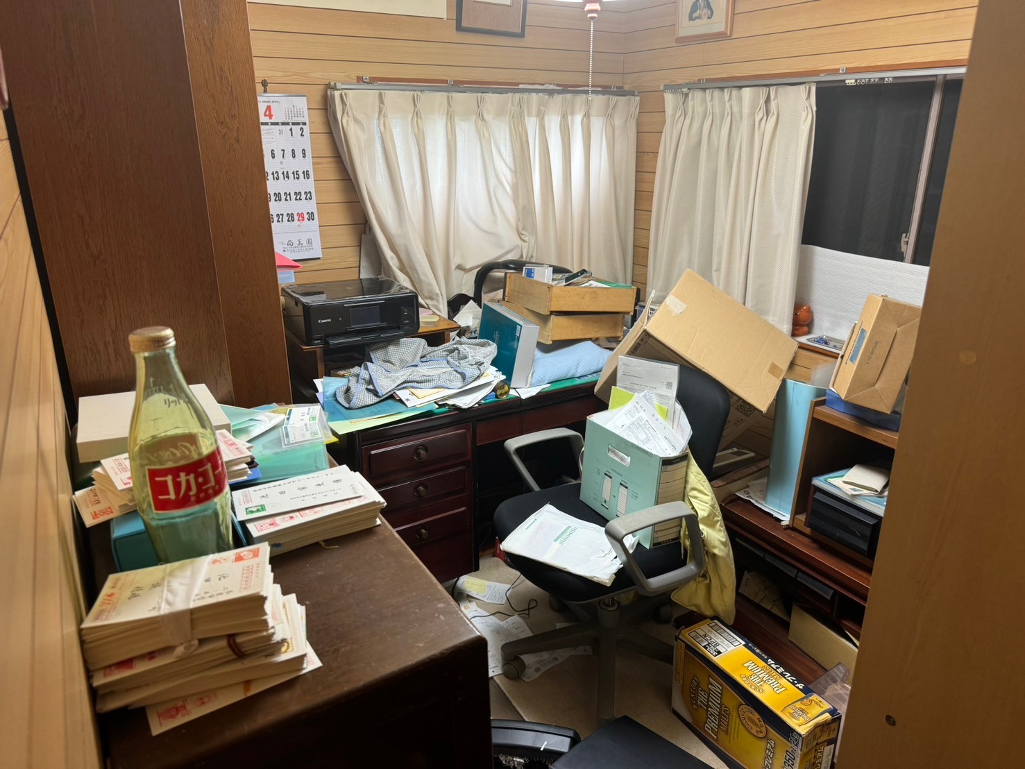 貝塚市作業事例依頼者様の実際の現場写真画像物置部屋