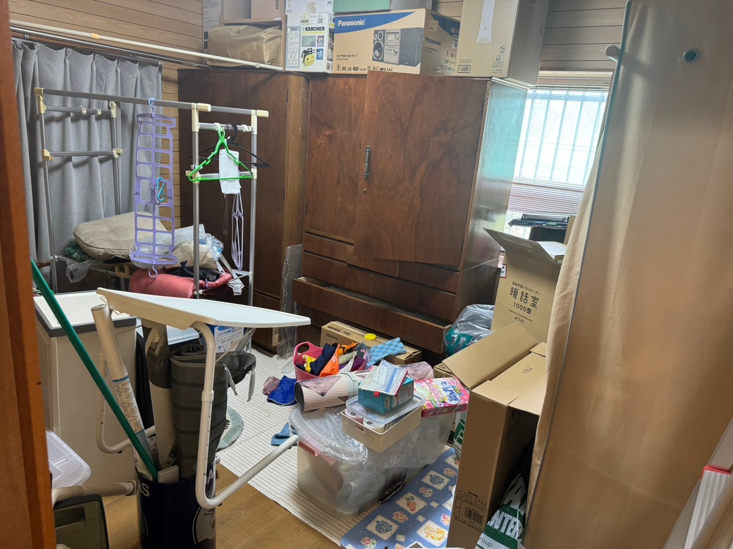 貝塚市作業事例依頼者様の実際の現場写真Before画像2部屋