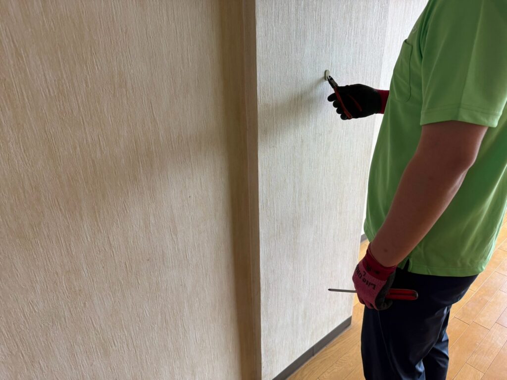 交野市作業事例依頼者様の実際の現場での作業写真画像