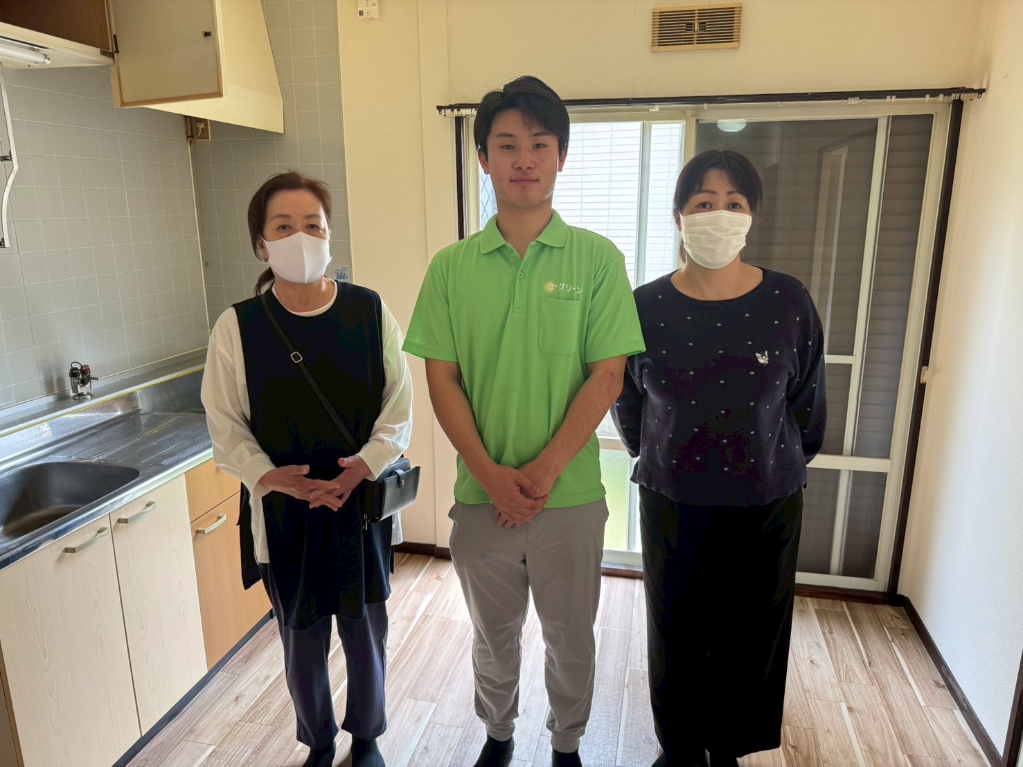 お客様との写真