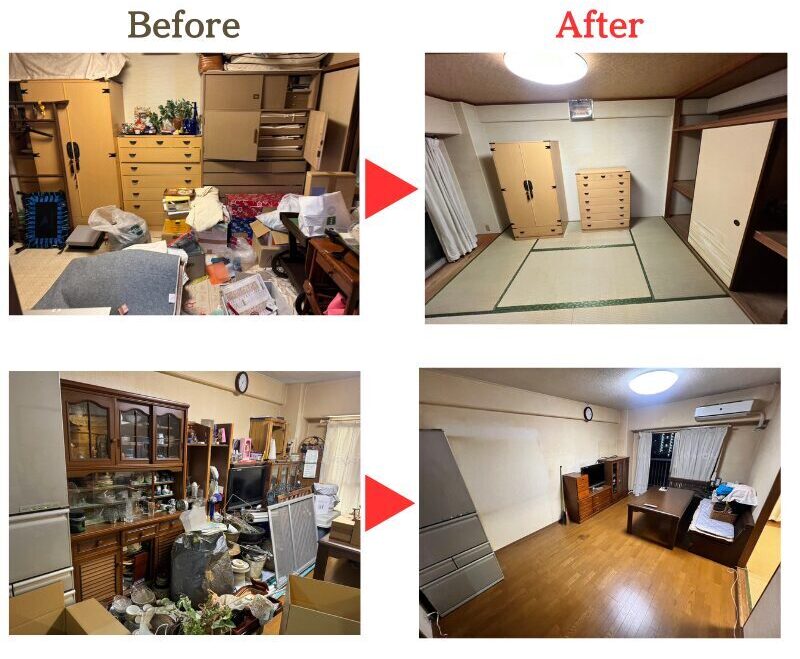 不用品整理Before after