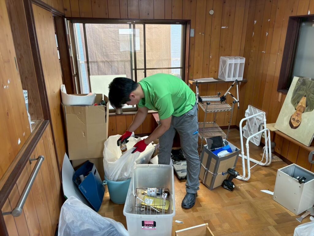 高槻市作業事例依頼者様の実際の現場作業写真画像