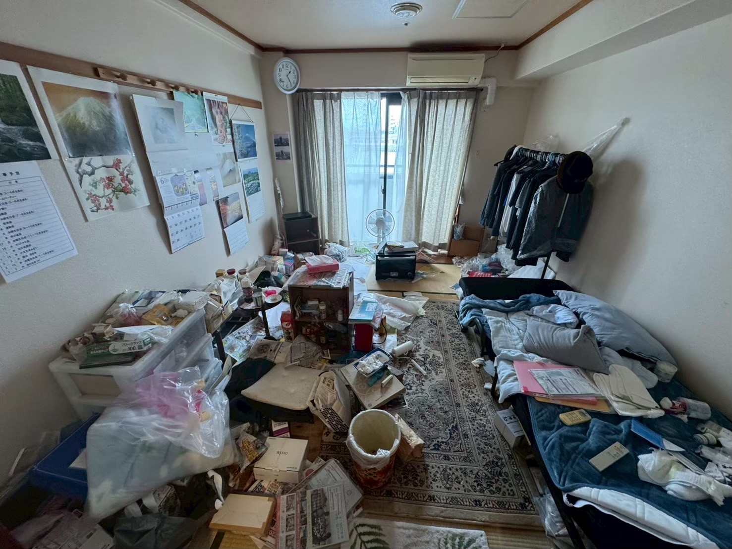 八尾市作業事例依頼者様の実際の現場写真Before画像1部屋