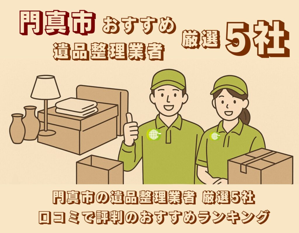 門真市の遺品整理業者 厳選5社｜口コミで評判のおすすめランキング【2025年最新】
