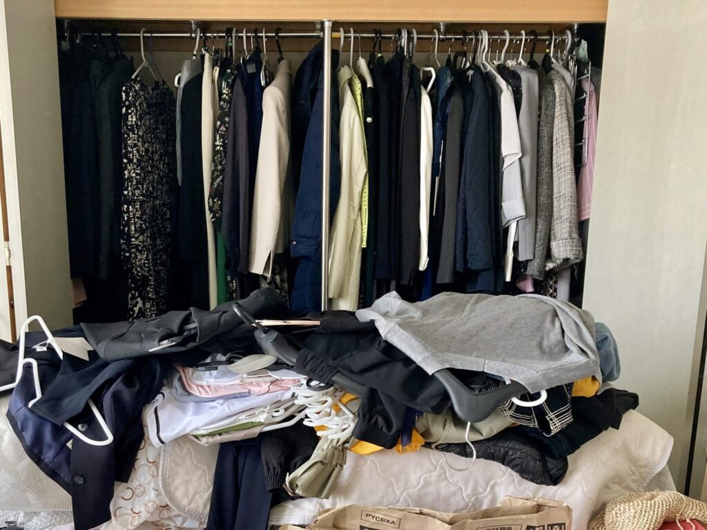 実際にリサイクルしている衣類・繊維の写真