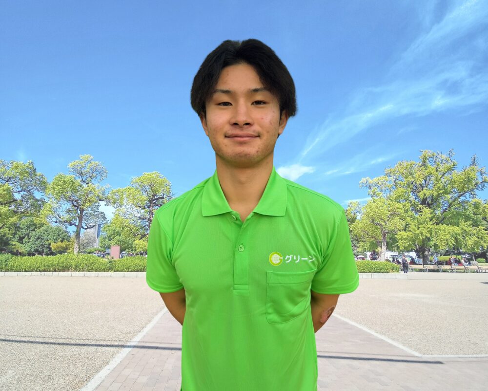 松原市本現場責任者担当スタッフ西村颯士の写真