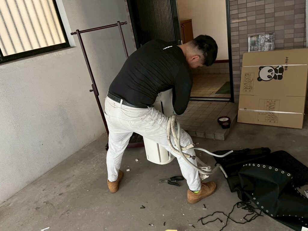 吹田市作業事例依頼者様の実際実際の作業写真画像