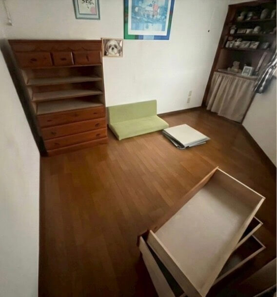 門真市作業事例依頼者様の実際の現場写真Before画像1部屋