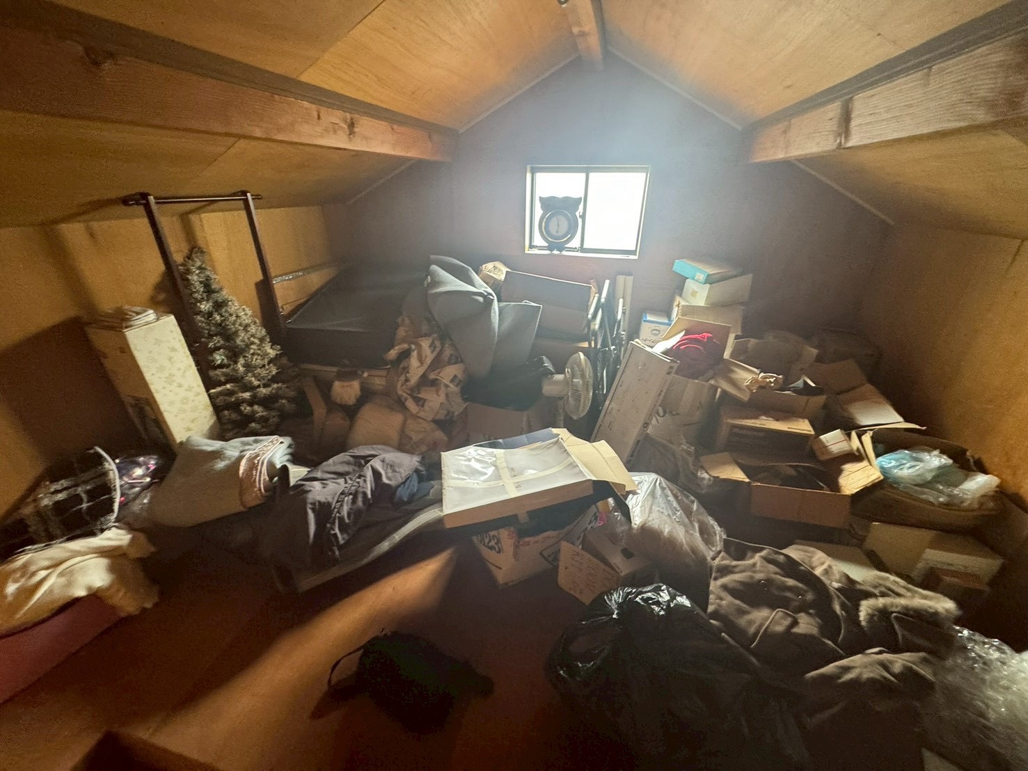 グリーン作業事例実際の現場写真Before画像屋根裏