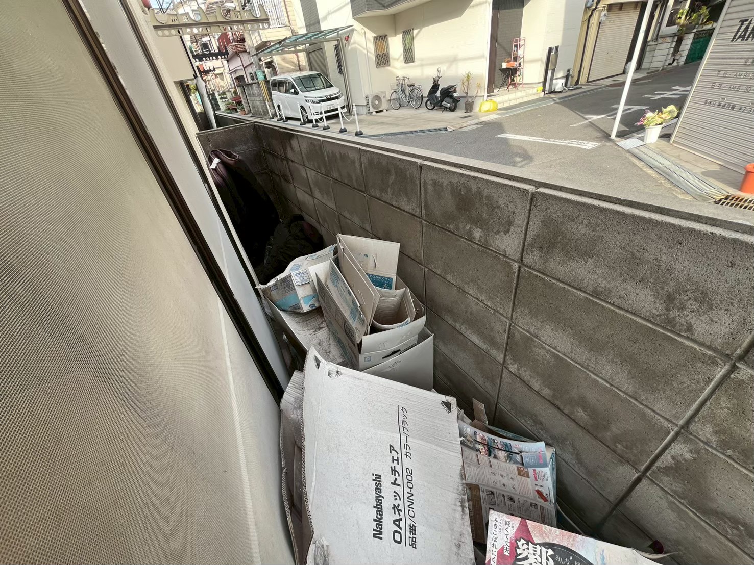 吹田市作業事例依頼者様の実際の現場写真Before画像3外回り