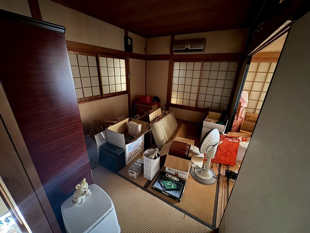 交野市作業事例実際の現場写真Before画像6部屋