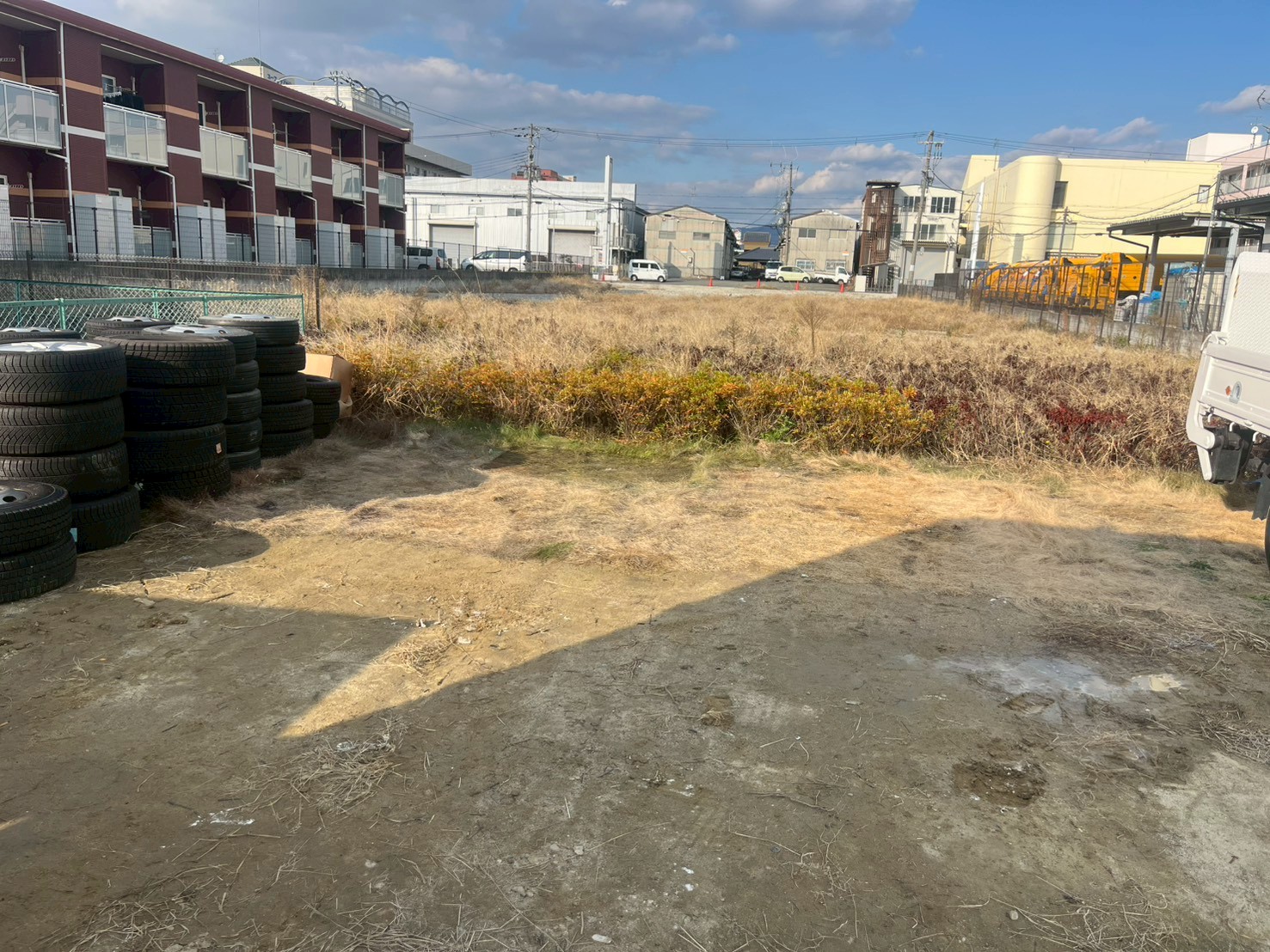 豊中市作業事例依頼者様の実際の現場写真After画像1駐車場