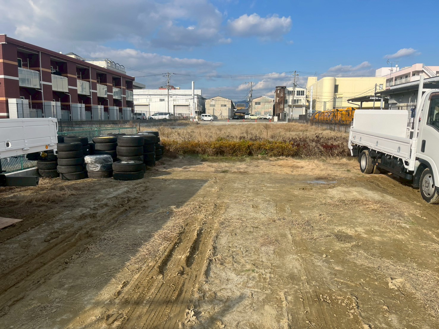 豊中市作業事例依頼者様の実際の現場写真After画像2・3駐車場