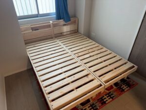 枚方市の不用品回収事例|引っ越し前のベッド処分を最短30分で回収|ベッド分解対応|費用8,000円