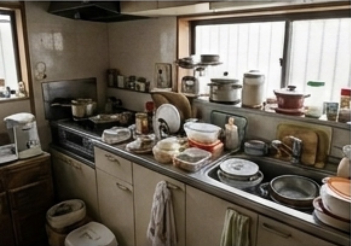 守口市作業事例実際の現場写真Before画像3キッチン