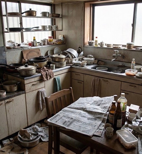 茨木市作業事例実際の現場写真Before画像3キッチン