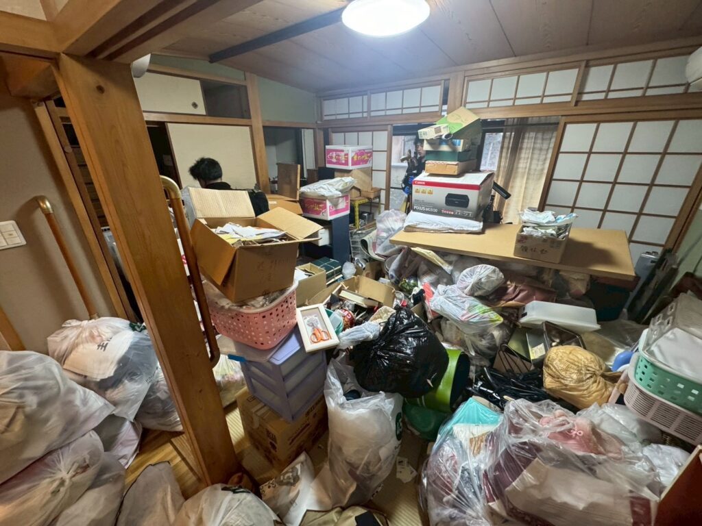 堺市作業事例実際の現場写真Before画像1部屋