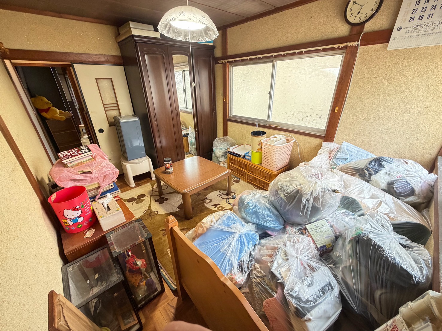 池田市作業事例実際の現場写真Before画像1部屋