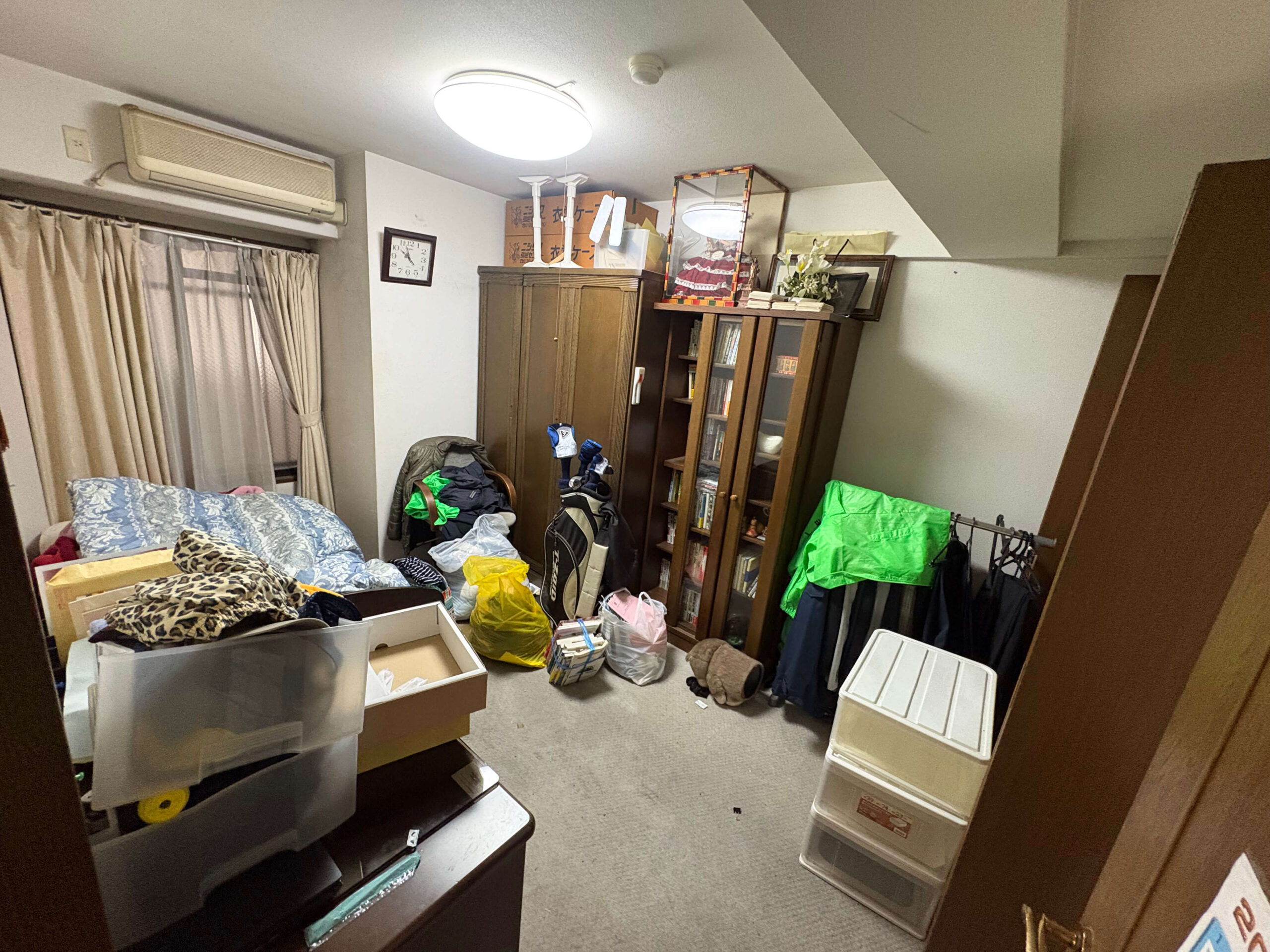 松原市作業事例実際の現場写真Before画像部屋