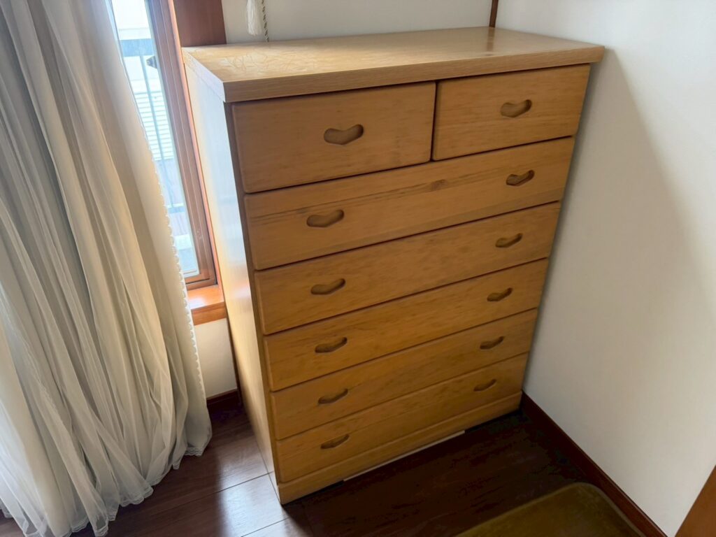 枚方市作業事例実際の現場写真回収前の状態画像タンス