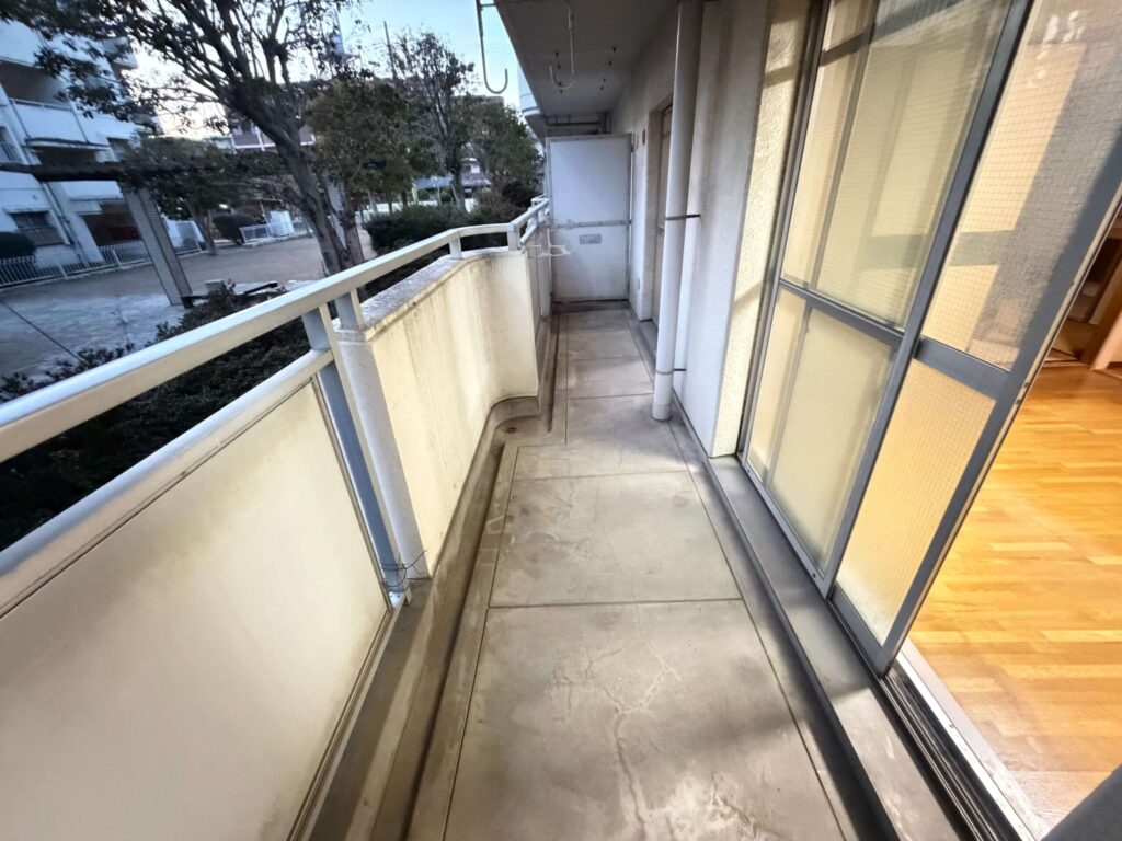 岸和田市作業事例実際の現場写真After画像4ベランダ