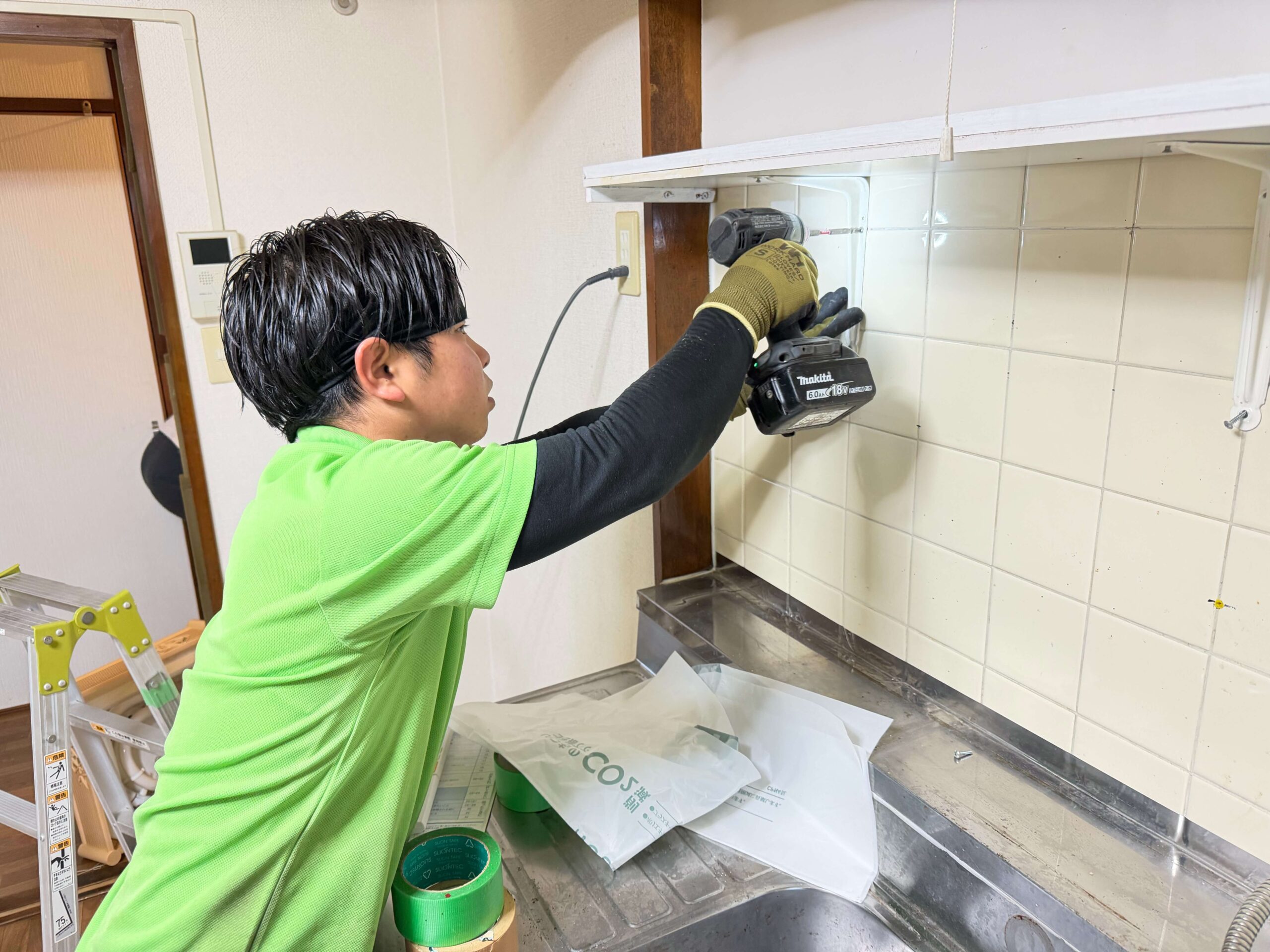 和泉市作業事例実際の現場での作業写真画像