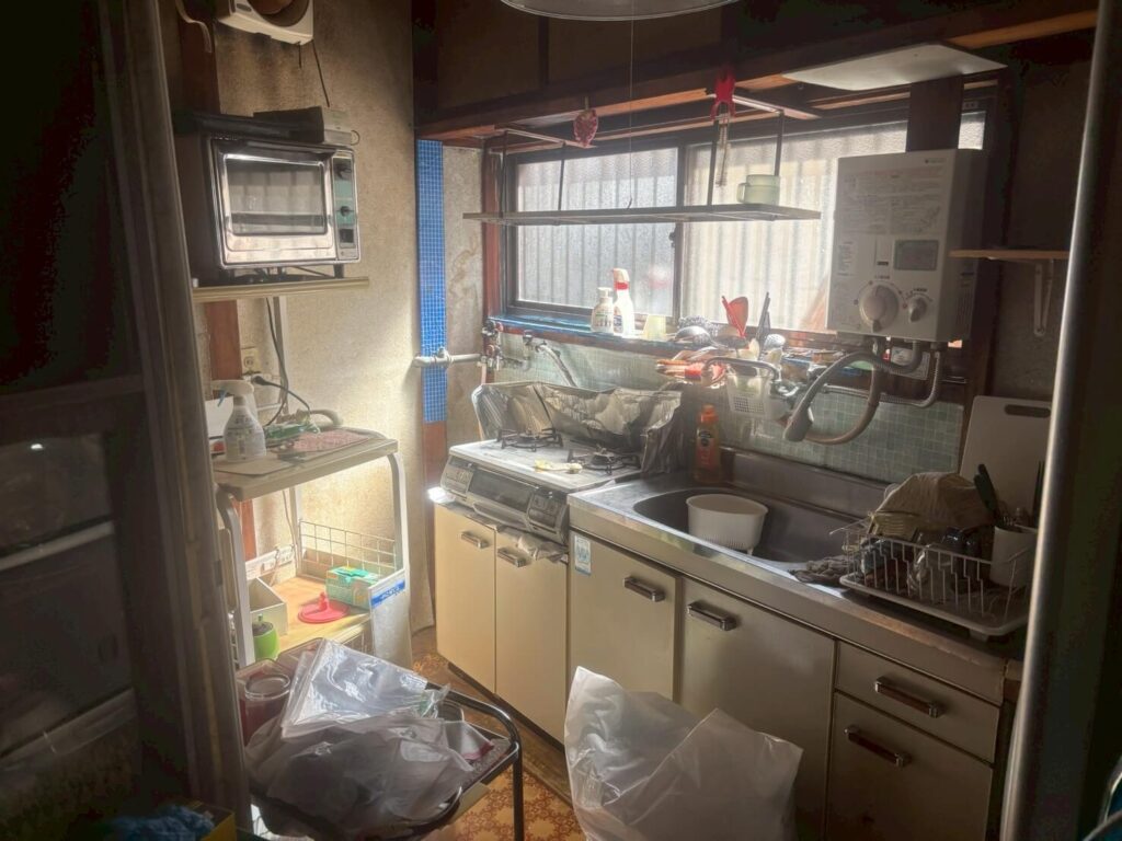 堺市作業事例実際の現場写真画象キッチン