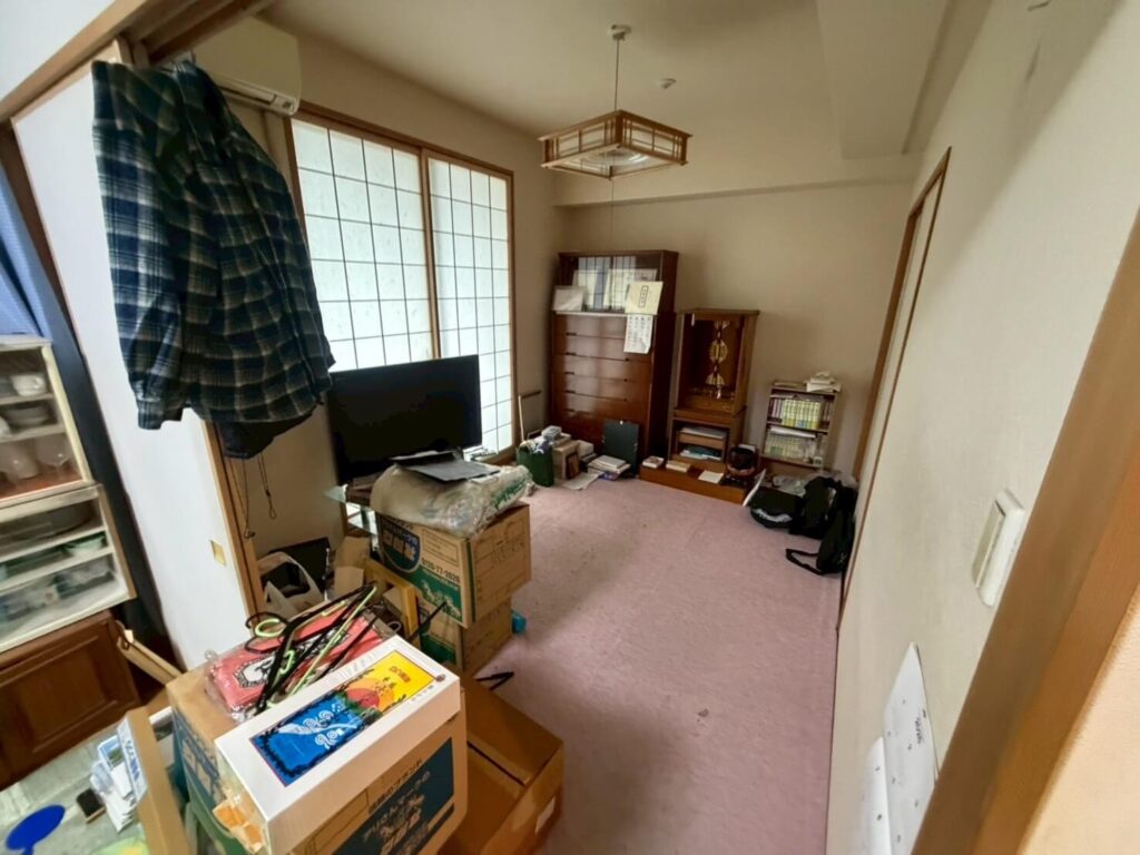 堺市作業事例実際の現場写真Before画像4リビング