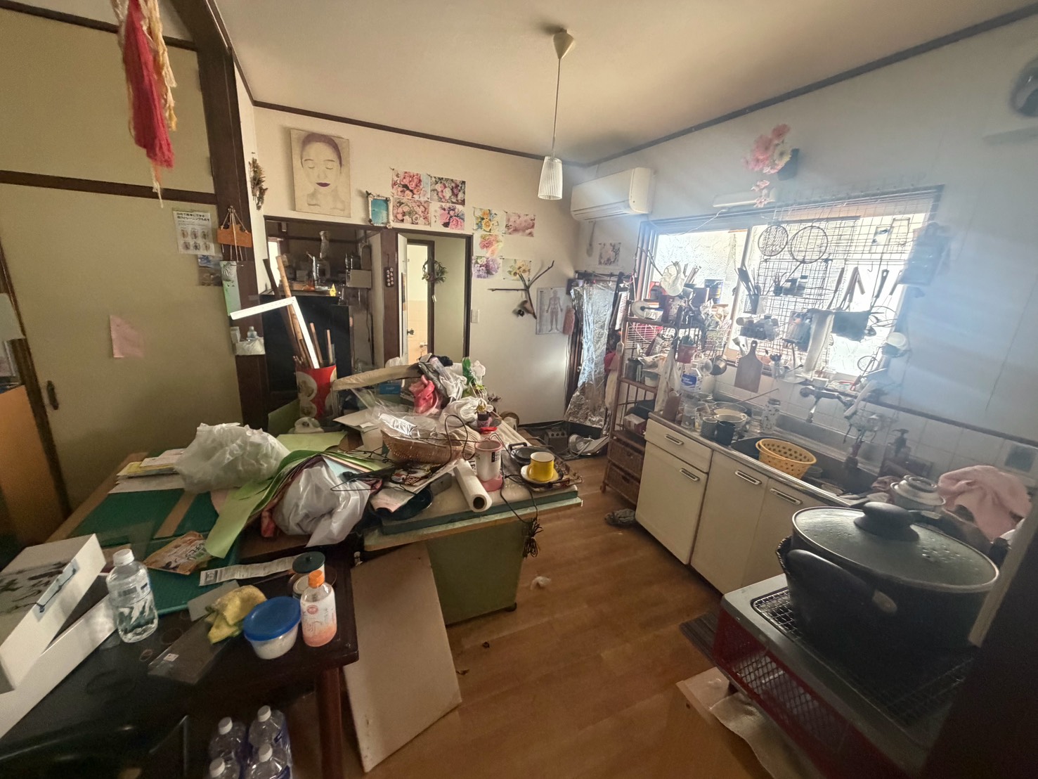 阪南市作業事例実際の現場写真Before画像2リビング