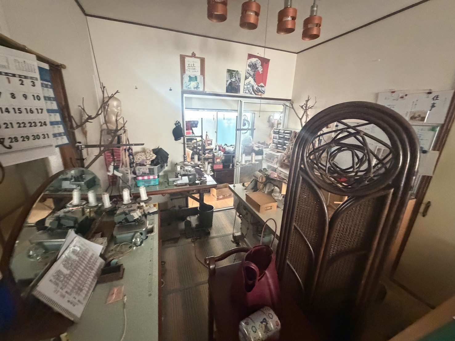 阪南市作業事例実際の現場写真Before画像部屋