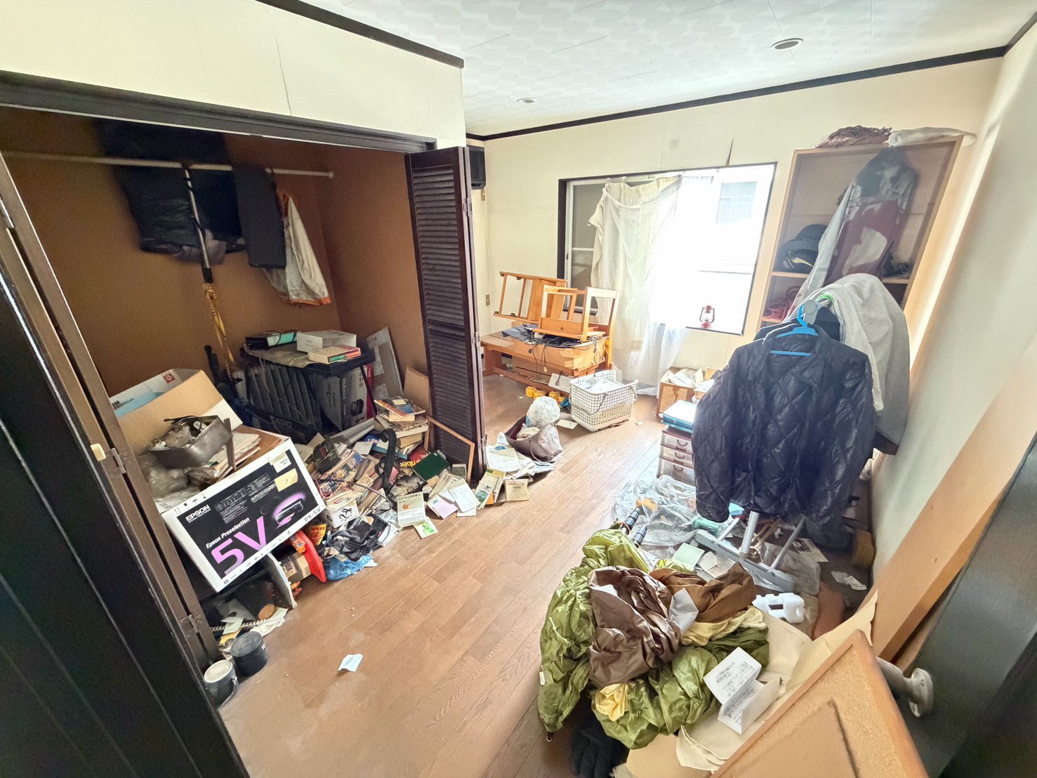 松原市作業事例実際の現場写真Before画像1部屋