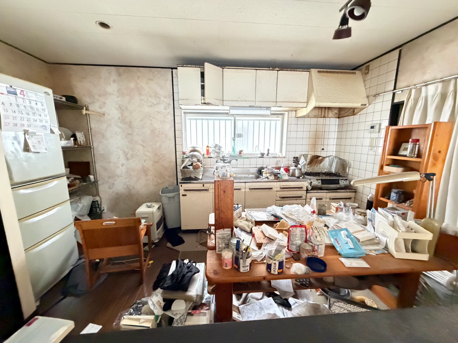 松原市作業事例実際の現場写真Before画像キッチン