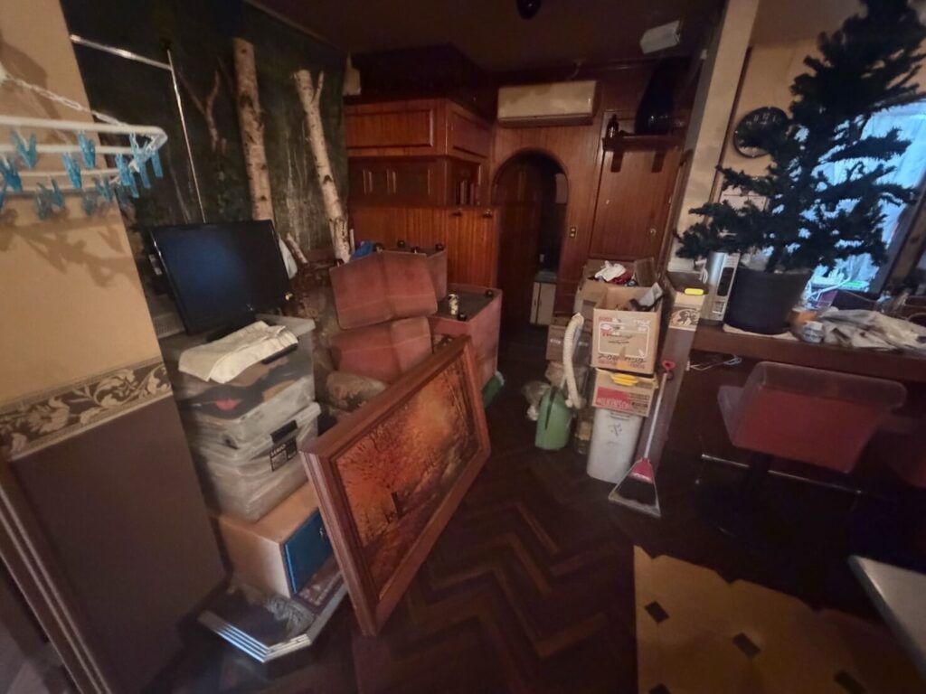 大阪市旭区作業事例実際の現場写真画像店の一角