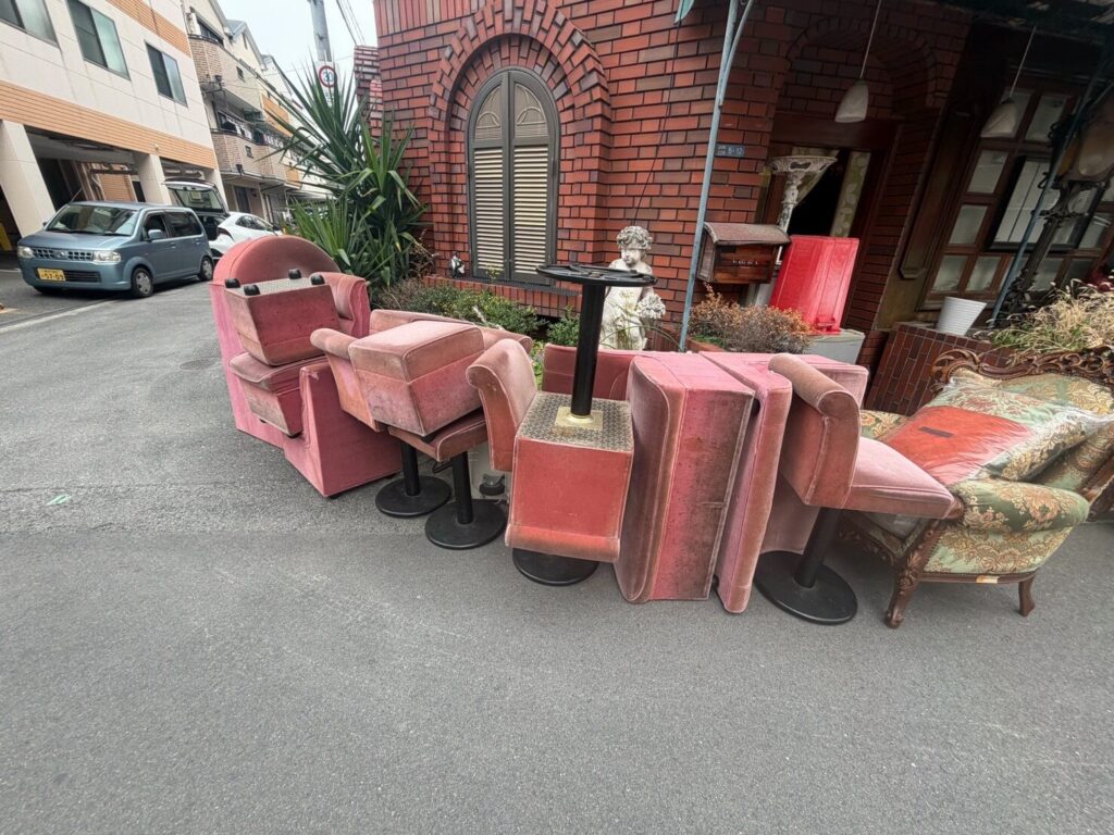 大阪市旭区作業事例実際の現場写真画像店の前