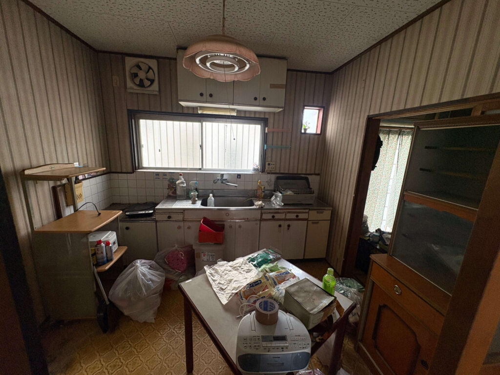 箕面市作業事例実際の現場写真画象キッチン