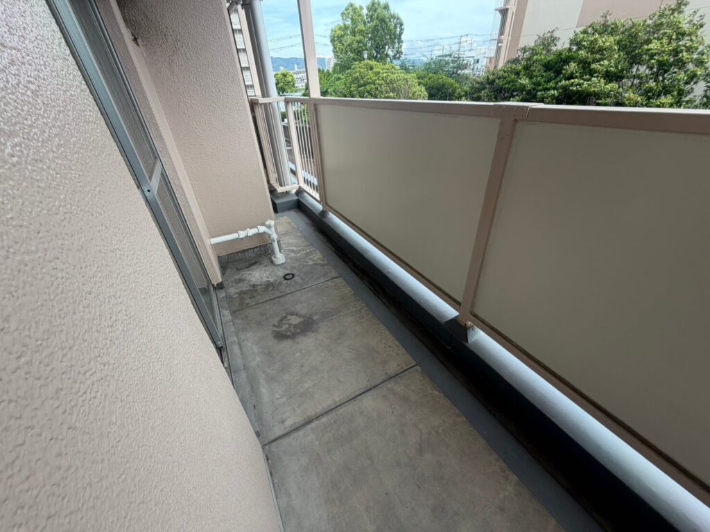 貝塚市作業事例実際の現場写真After3画像ベランダ