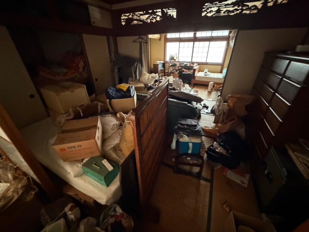 吹田市 作業事例実際の現場写真Before画像部屋